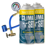 Punjenje auto klime  - rashladno sredstvo R134a 2x Clima Set 3u1 crijevo s manometrom