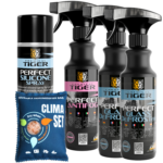 Set 2x Odmrzivač Borovnica + Skupljač  vlage + Sredstvo protiv zamagljivanja stakla + Brtvilo Chemical Tiger