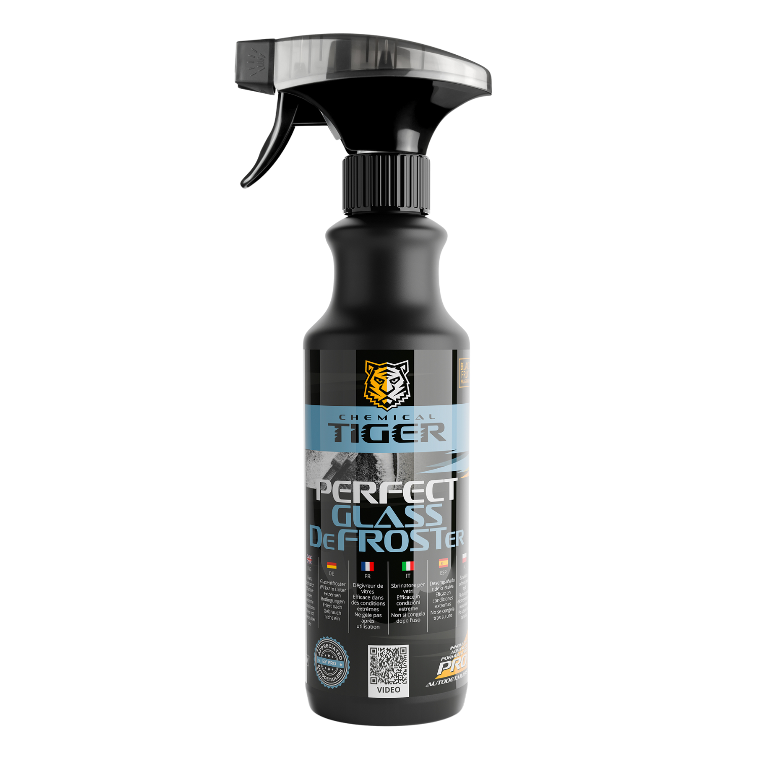 Projekt bez nazwy (40) Odmrzivač - sprej za odmrzavanje stakla automobila Chemical Tiger 500 ml - Slika 1