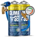 Punjenje auto klime  - rashladno sredstvo R134a 2x Clima Set 3u1 crijevo s manometrom