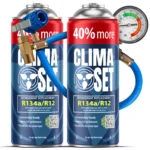 ClimaSet 2x Plin&ulje R134a (2x 235g), Crijevo s manometrom