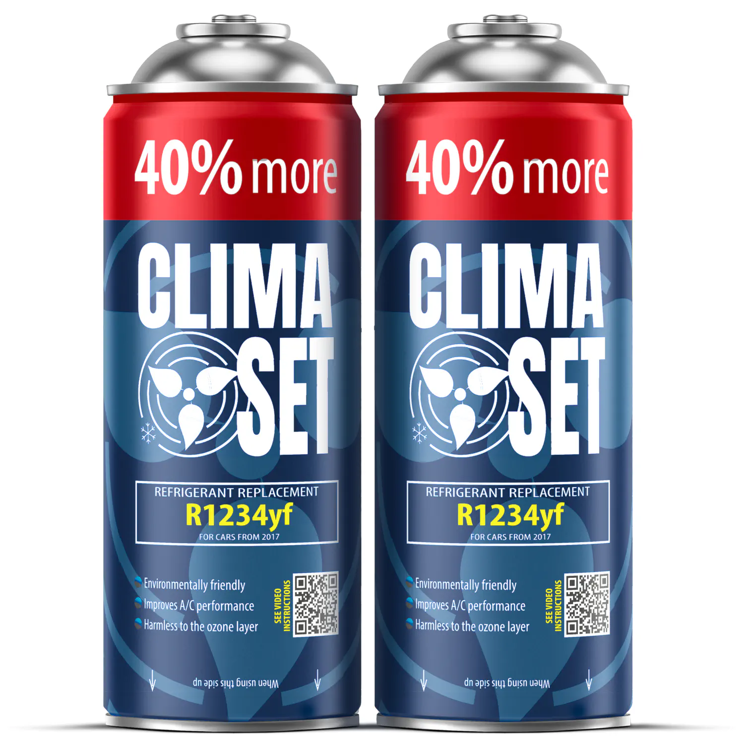 5905997711661 R1234yf 2x Clima Set XL - punjenje auto klime - Slika 1
