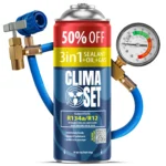 Punjenje auto klime - rashladno sredstvo R134a Clima Set 3u1 XL crijevo s manometrom