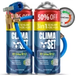 ClimaSet 2x 3in1 R134a (2x 235g), Crijevo s manometrom