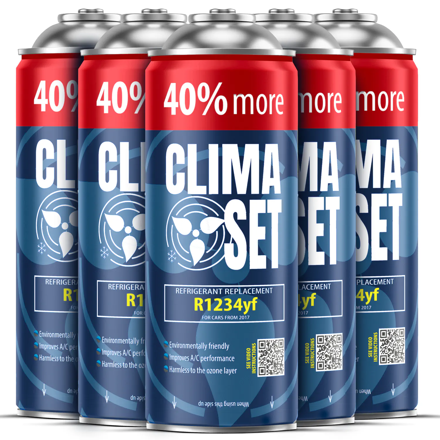5905997711906 ClimaSet 5x Plin&ulje R1234yf (5x 235g) - Slika 1