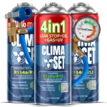 ClimaSet 4in1 R134a, 2x Plin&ulje R134a (3x 235g), Crijevo s manometrom