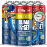 ClimaSet 5x 3in1 R134a (5x 235g), Crijevo s manometrom