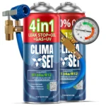 ClimaSet 4in1 R134a, 3in1 R134a (2x 235g), Crijevo s manometrom