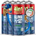 ClimaSet 5x 4in1 R134a (5x 235g), Crijevo s manometrom