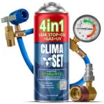ClimaSet 4in1 R134a (235g), Crijevo s manometrom, Adapter HP/LP