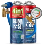 ClimaSet 4in1 R134a, Plin&ulje R134a (2x 235g), Crijevo s manometrom
