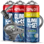 ClimaSet 3in1 R134a, 2x Plin&ulje R134a (3x 235g), Ispusno crijevo