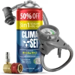 ClimaSet 3in1 R134a (235g), Odvodno crijevo s manometrom Adapter HP/LP