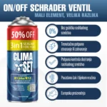 ClimaSet 2x 3in1 R134a (2x 235g), Ispusno crijevo - Slika 2